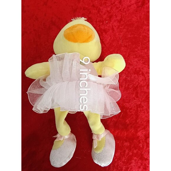 Ty Allegro Yellow Plush Duck Ballerina Dancer Stuffed Animal Toy 9"‎ With Tutu & - Picture 6 of 6